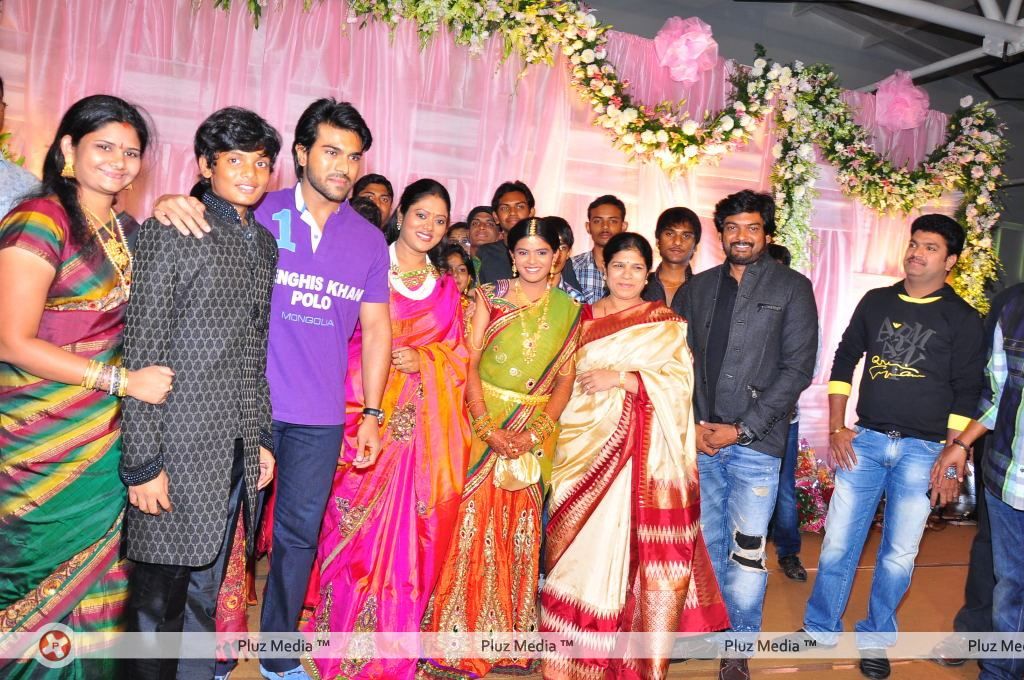 Ram Charan Teja - Puri Jagannadh daughter pavithra saree ceremony - Pictures | Picture 119170